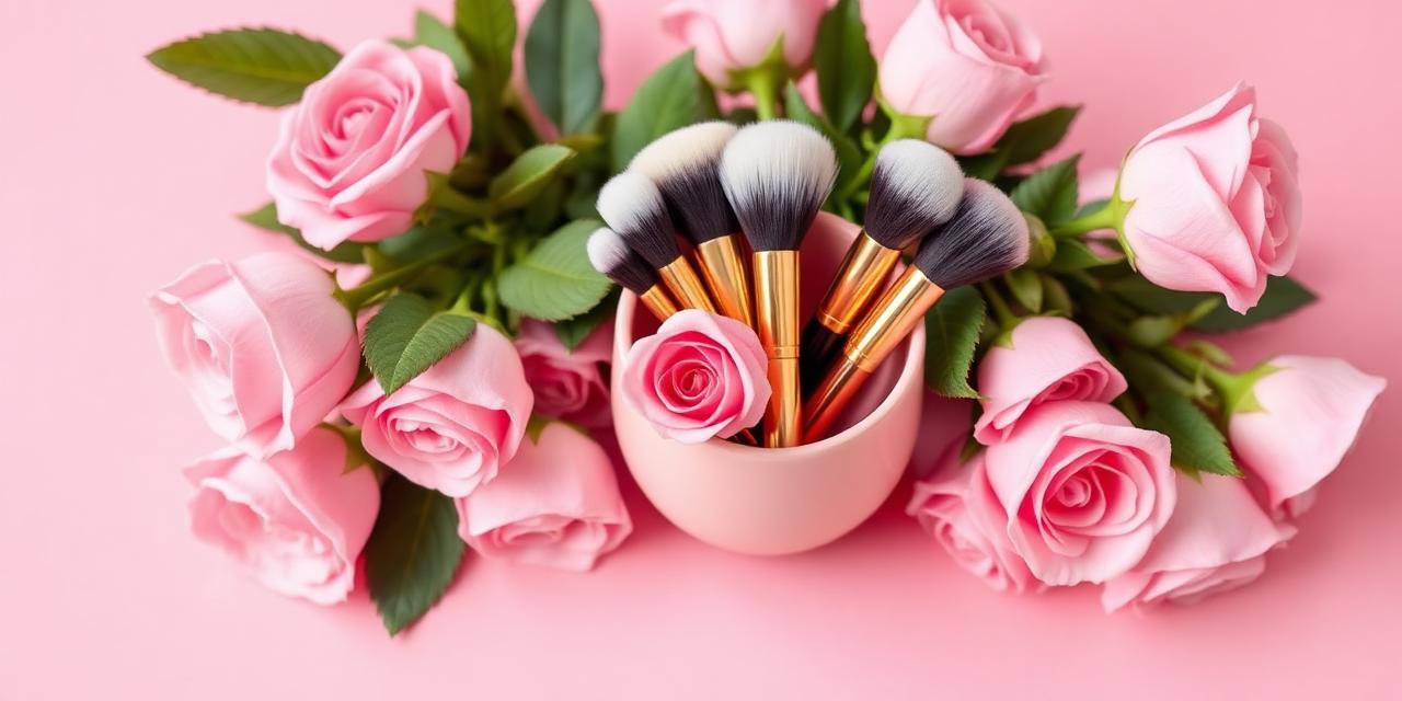 Roses and brushes